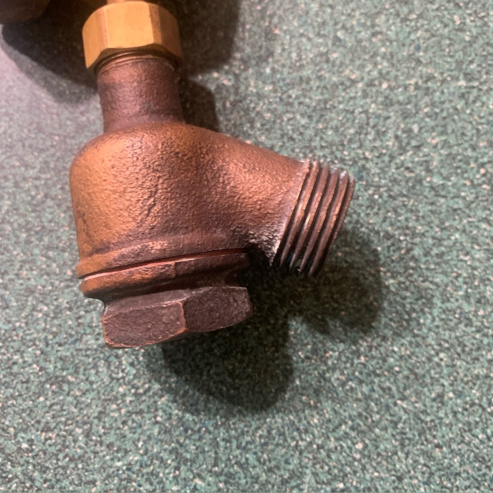 Vintage H.W. Axford Brass Squirrel Spigot Rustic Garden Faucet Decor - Picture 8 of 11